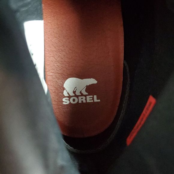 Sorel Lennox Hiker Womens Size 8 Lace Up Waterproof Ankle Boots Black Leather. - Picture 11 of 12